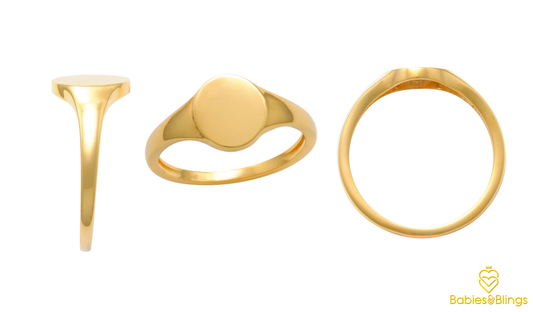 18k Gold Heirloom Ring for Babies & Kids | Available in 3 sizes